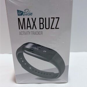 Max Buzz Activity Tracker – Black Wristband NEW SEALED